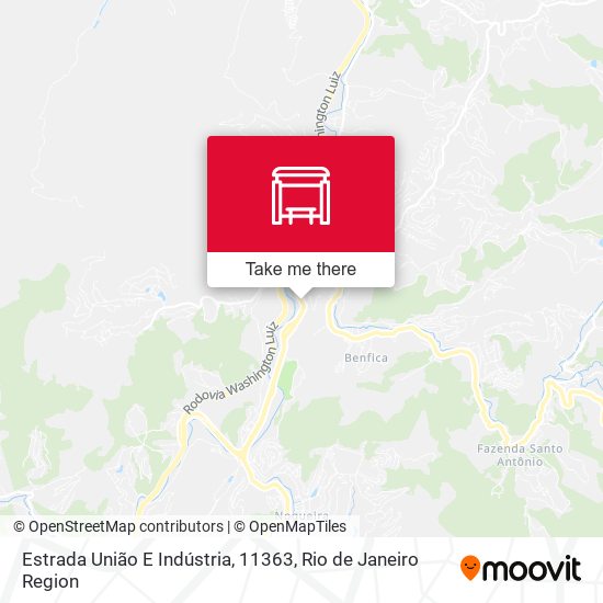 Estrada União E Indústria, 11363 map