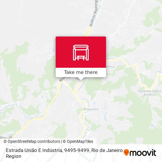 Estrada União E Indústria, 9495-9499 map