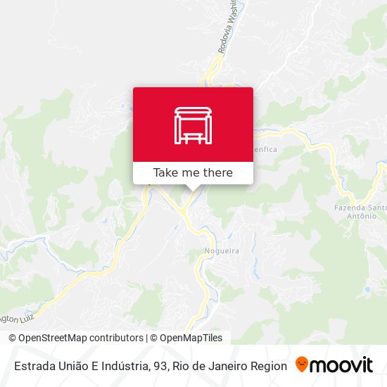 Estrada União E Indústria, 93 map