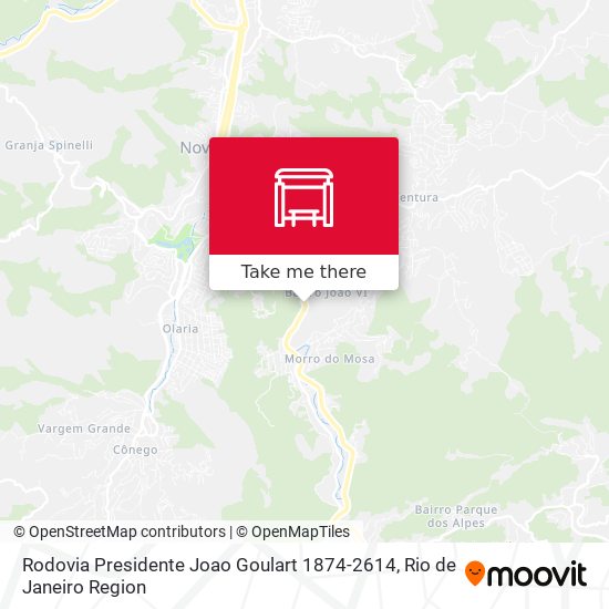 Rodovia Presidente Joao Goulart 1874-2614 map