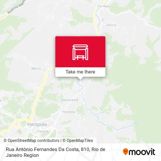 Rua Antônio Fernandes Da Costa, 810 map
