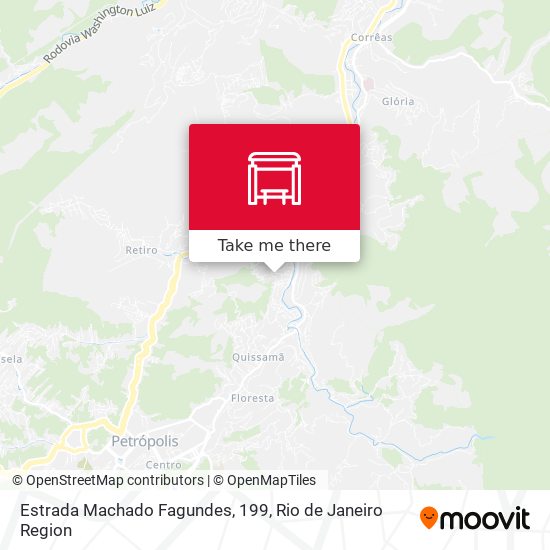 Estrada Machado Fagundes, 199 map