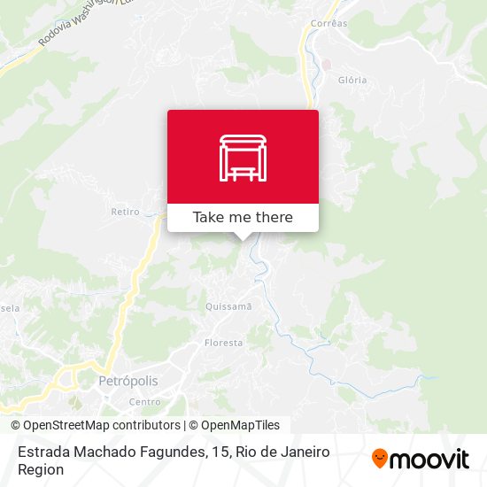 Estrada Machado Fagundes, 15 map