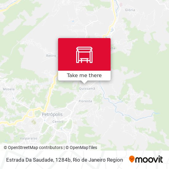 Estrada Da Saudade, 1284b map