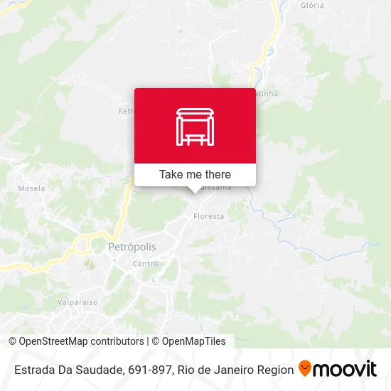 Estrada Da Saudade, 691-897 map