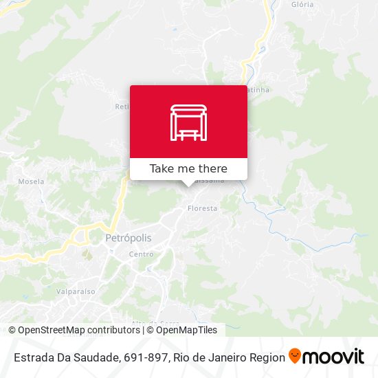Mapa Estrada Da Saudade, 691-897