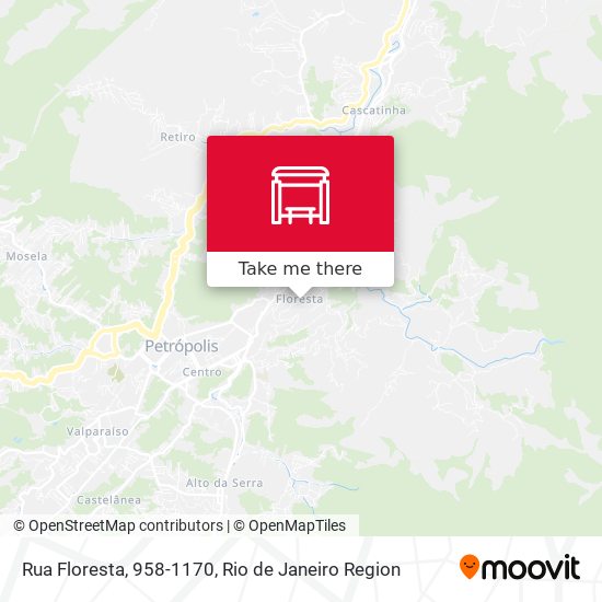 Rua Floresta, 958-1170 map