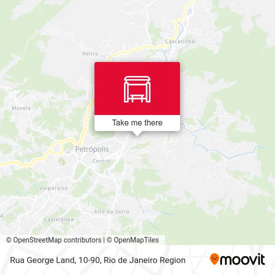 Rua George Land, 10-90 map