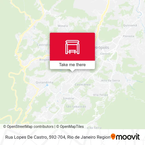 Rua Lopes De Castro, 592-704 map