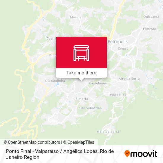 Ponto Final - Valparaíso / Angélica Lopes map