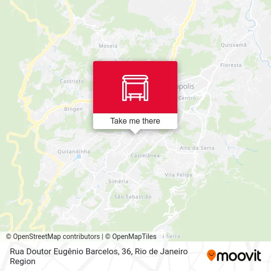 Rua Doutor Eugênio Barcelos, 36 map