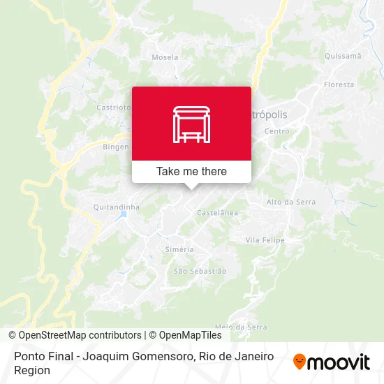 Ponto Final - Joaquim Gomensoro map