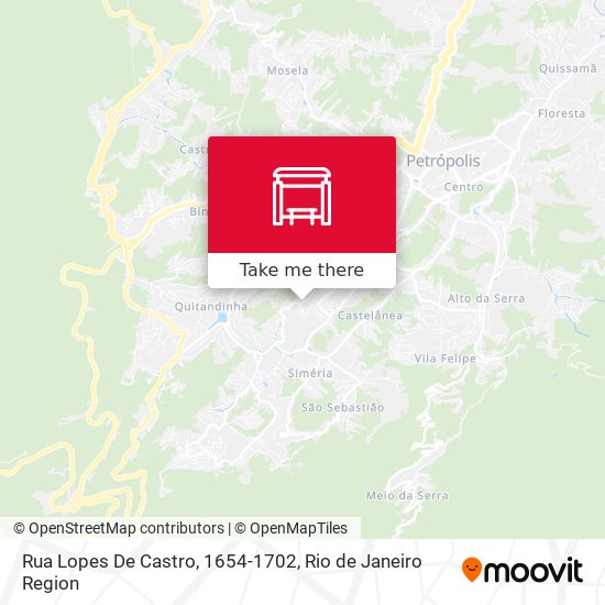 Rua Lopes De Castro, 1654-1702 map