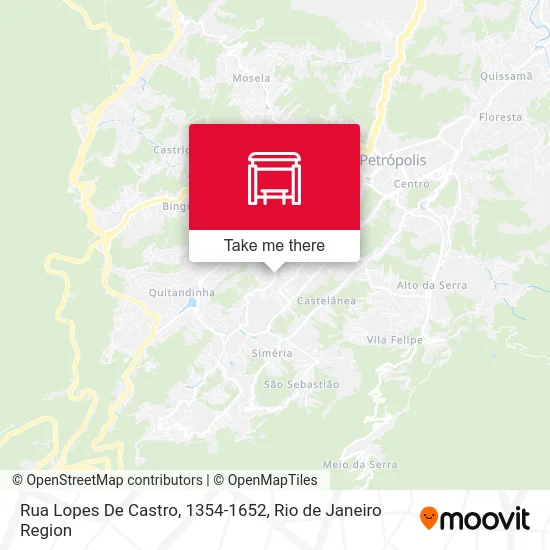 Rua Lopes De Castro, 1354-1652 map