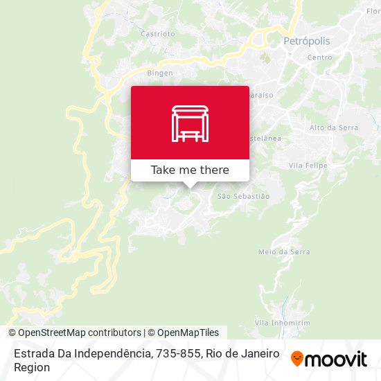 Estrada Da Independência, 735-855 map