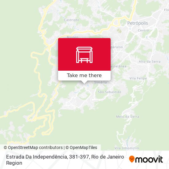 Estrada Da Independência, 381-397 map