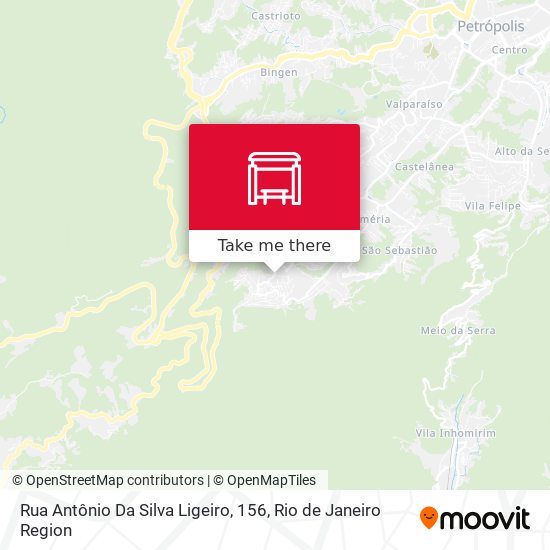 Rua Antônio Da Silva Ligeiro, 156 map