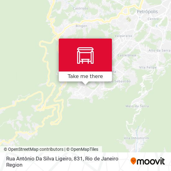 Rua Antônio Da Silva Ligeiro, 831 map