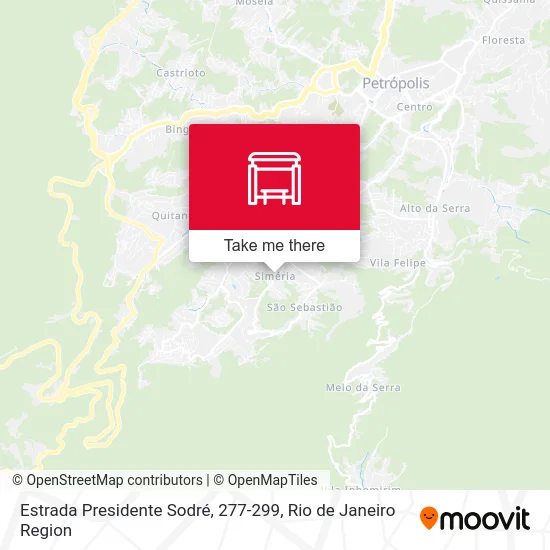 Estrada Presidente Sodré, 277-299 map