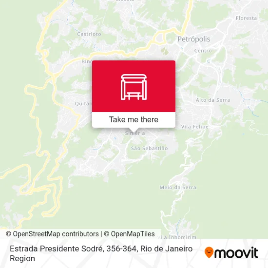 Estrada Presidente Sodré, 356-364 map