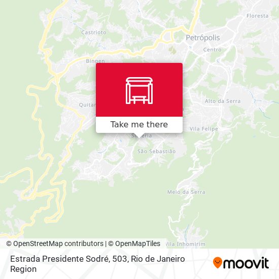 Estrada Presidente Sodré, 503 map