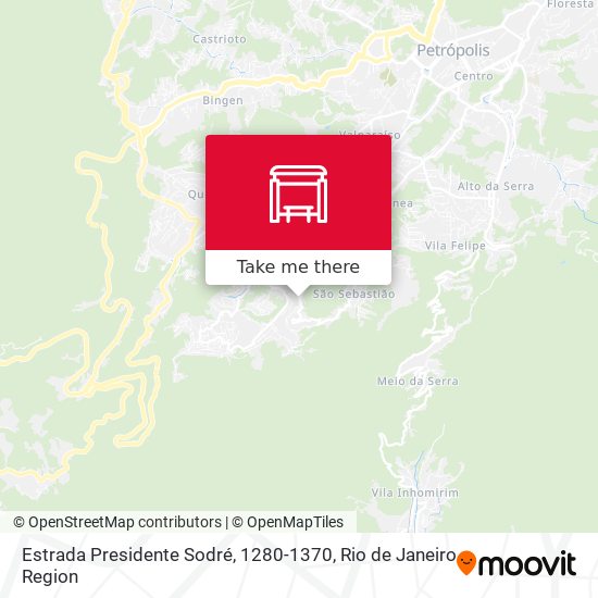 Estrada Presidente Sodré, 1280-1370 map