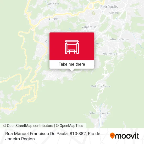 Rua Manoel Francisco De Paula, 810-882 map