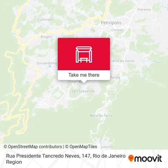 Rua Presidente Tancredo Neves, 147 map