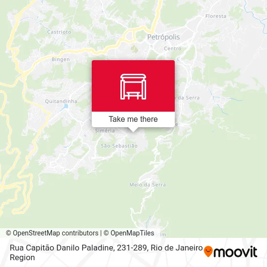 Rua Capitão Danilo Paladine, 231-289 map