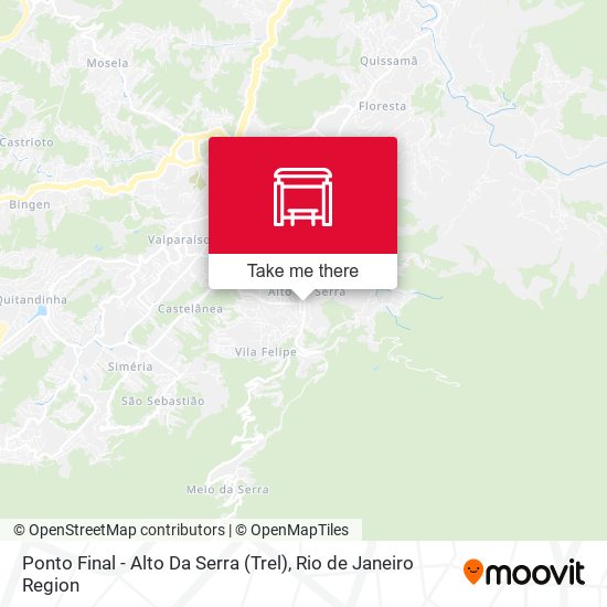 Mapa Ponto Final - Alto Da Serra (Trel)