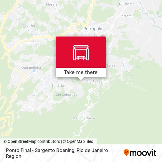 Mapa Ponto Final - Sargento Boening