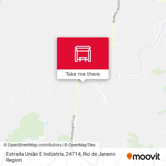 Estrada União E Indústria, 24714 map