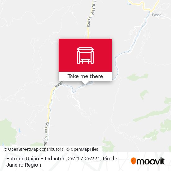 Estrada União E Indústria, 26217-26221 map