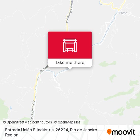 Estrada União E Indústria, 26224 map
