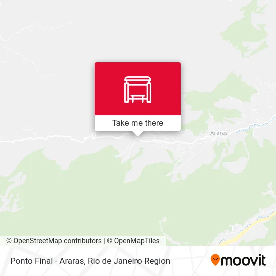 Ponto Final - Araras map