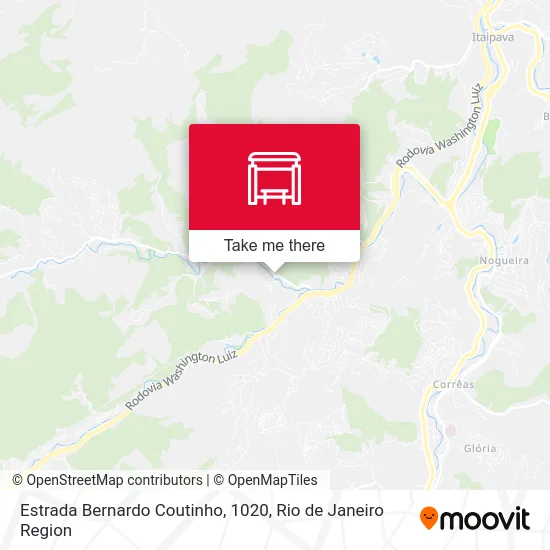 Estrada Bernardo Coutinho, 1020 map