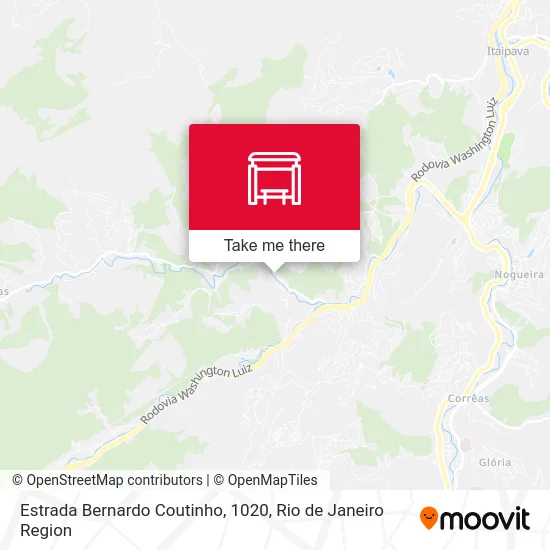 Estrada Bernardo Coutinho, 1020 map