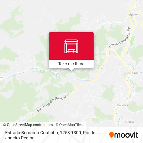 Estrada Bernardo Coutinho, 1258-1300 map