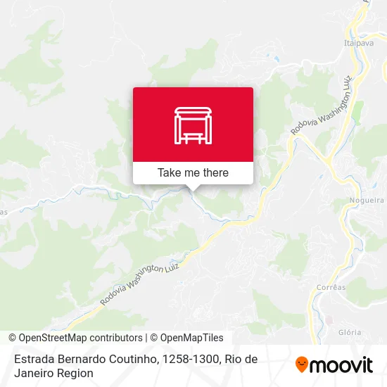 Estrada Bernardo Coutinho, 1258-1300 map