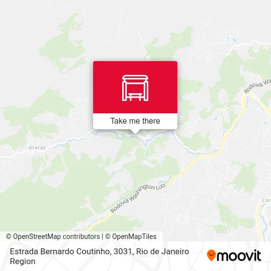 Estrada Bernardo Coutinho, 3031 map