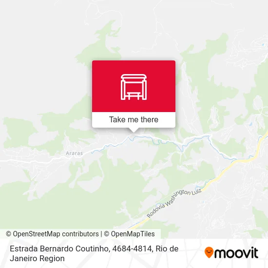 Estrada Bernardo Coutinho, 4684-4814 map