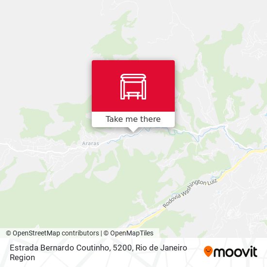 Estrada Bernardo Coutinho, 5200 map