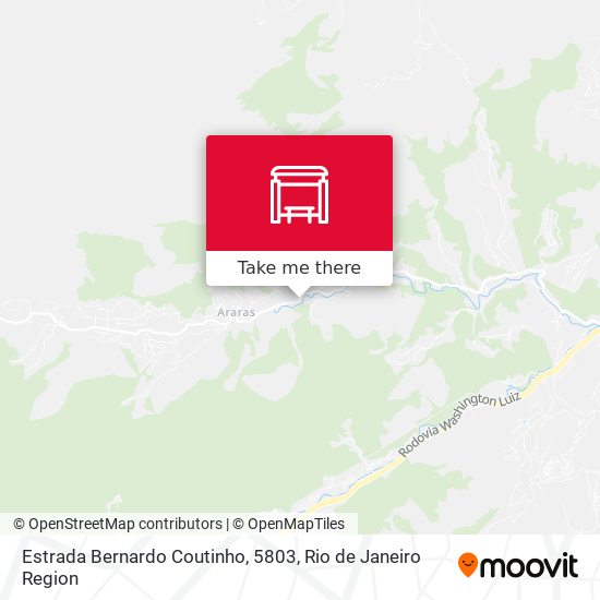 Estrada Bernardo Coutinho, 5803 map
