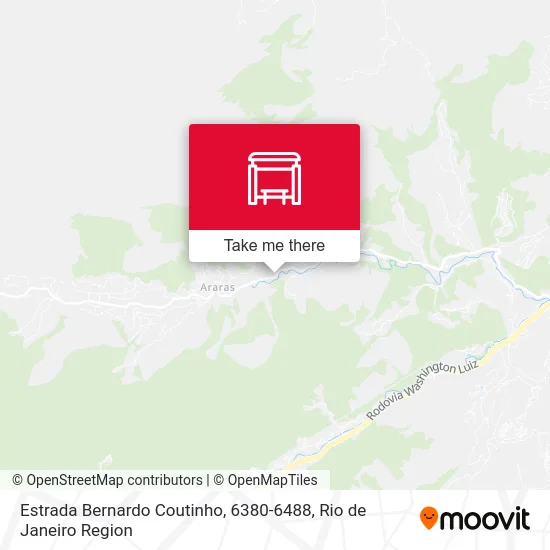 Estrada Bernardo Coutinho, 6380-6488 map