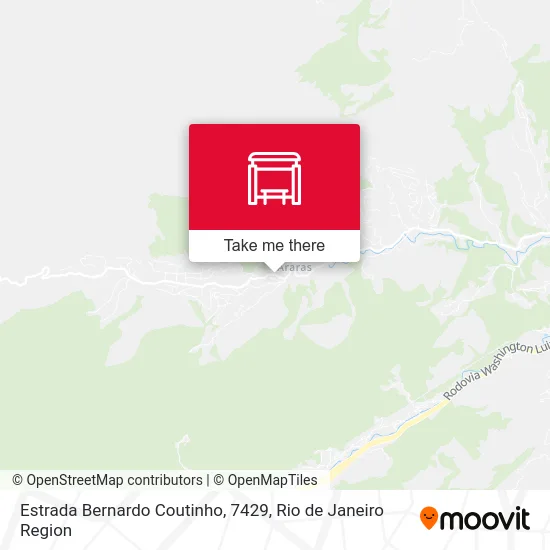Estrada Bernardo Coutinho, 7429 map