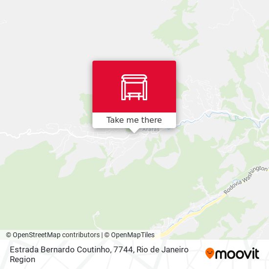 Estrada Bernardo Coutinho, 7744 map