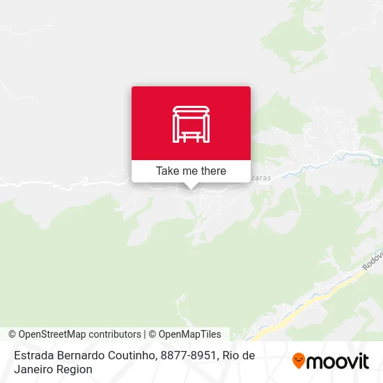 Estrada Bernardo Coutinho, 8877-8951 map