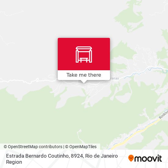 Estrada Bernardo Coutinho, 8924 map