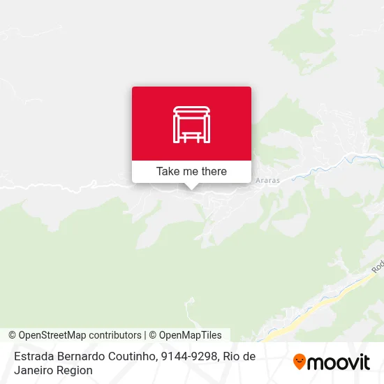 Estrada Bernardo Coutinho, 9144-9298 map