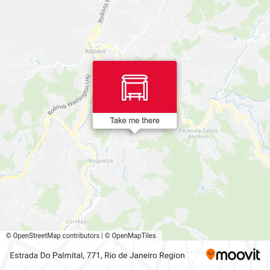 Estrada Do Palmital, 771 map